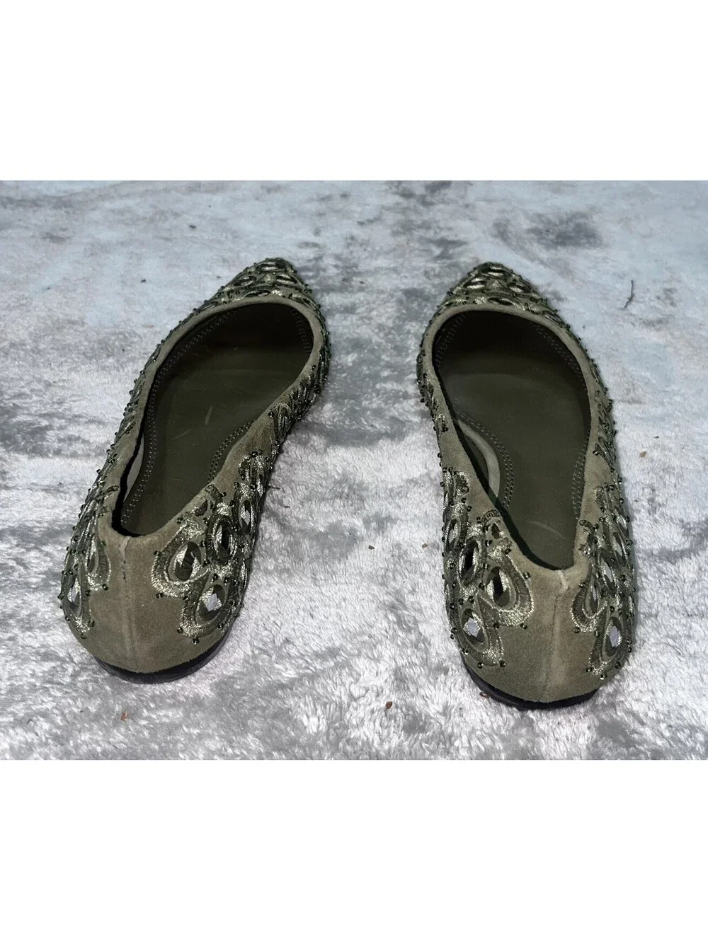 Tory Burch Yasmin Ballet Flat Women Size 7.5 Excellent Condition